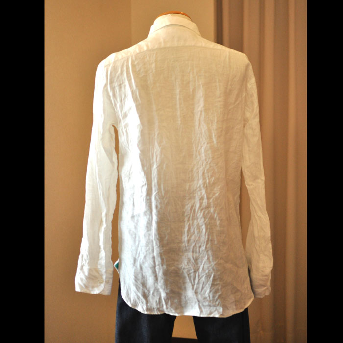 James Mortimer [ॹƥޡ] Irish Linen L/S硼ȥ顼#Ivory