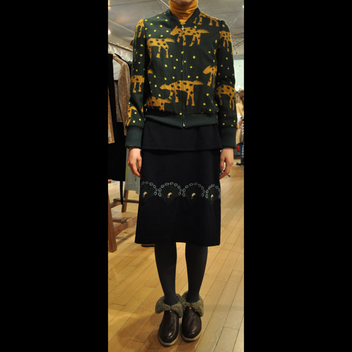 ミナペルホネン caravan ブルゾン#green | Lin total fashion ミナペルホネン caravan ブルゾン#green | Lin total fashion