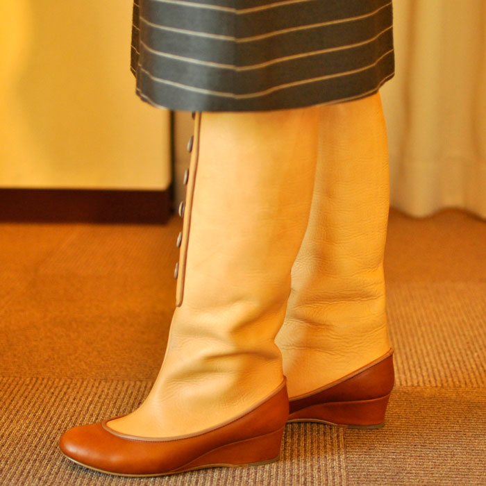 ߥʥڥۥͥ henley boots #beige