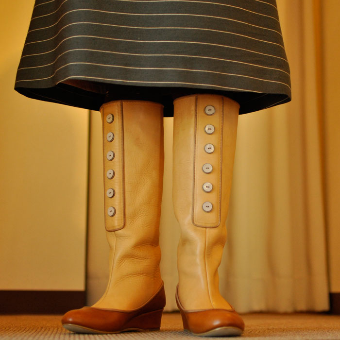 ߥʥڥۥͥ henley boots #beige