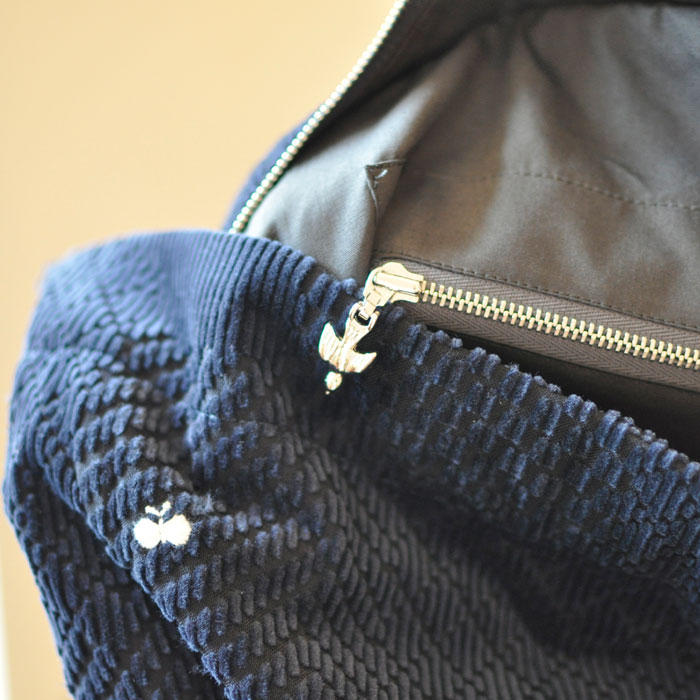 ミナペルホネンland puzzleボディバッグ（L）navy | Lin total fashion