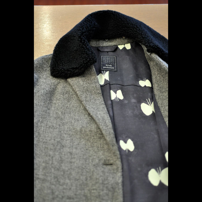 ミナペルホネン lewis コート #gray | Lin total fashion place blog