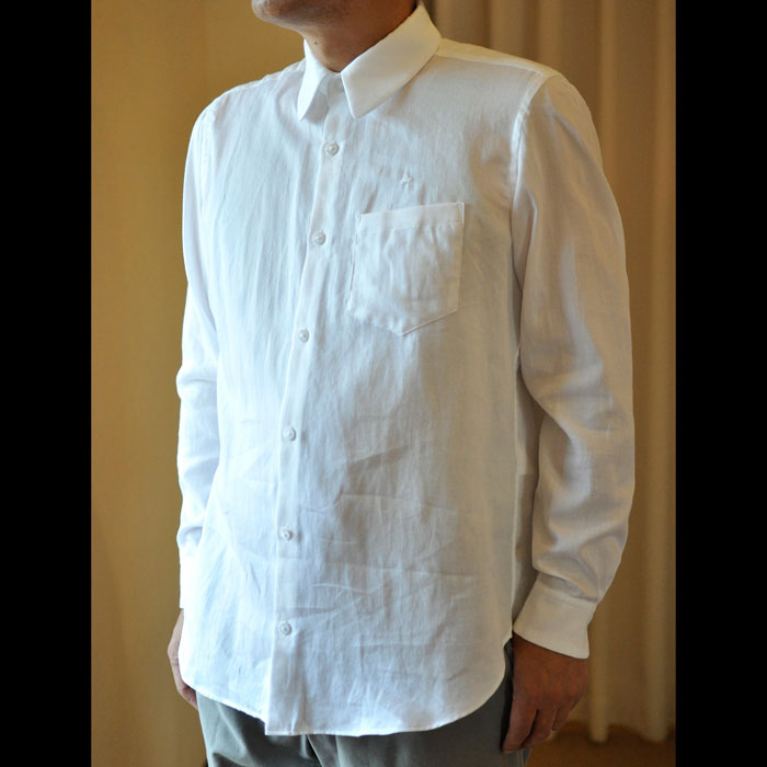 ミナペルホネン even メンズシャツ white | Lin total fashion place blog