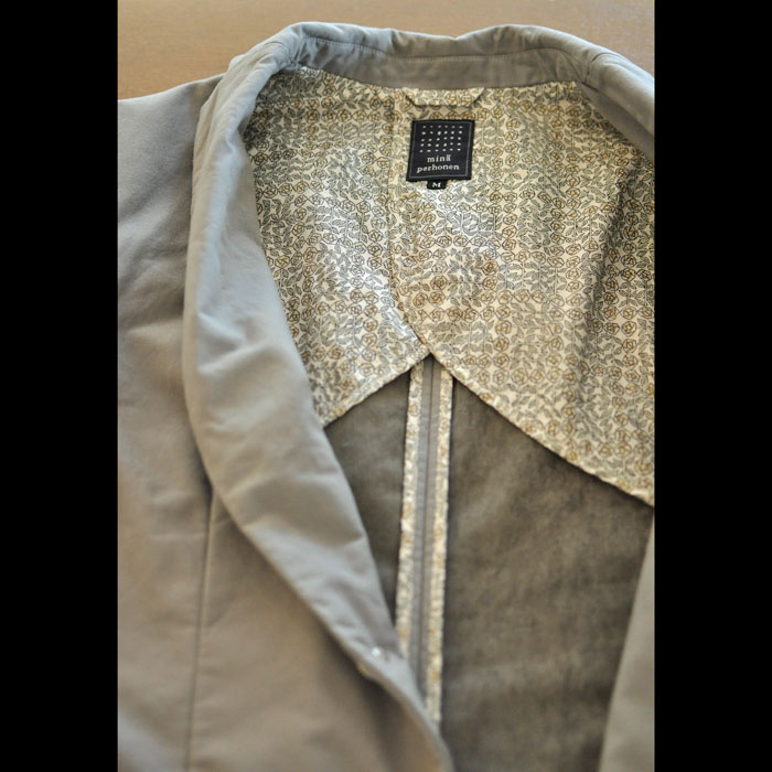ミナペルホネン stucco メンズジャケット gray | Lin total fashion 