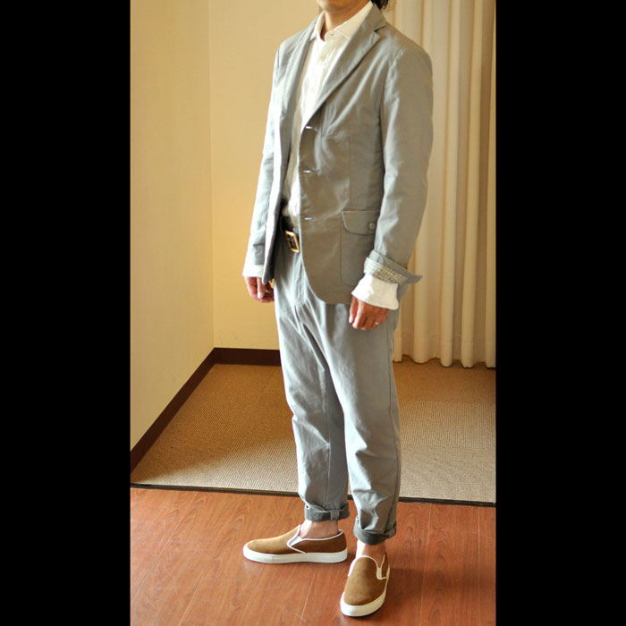 ミナペルホネン stucco メンズジャケット gray | Lin total