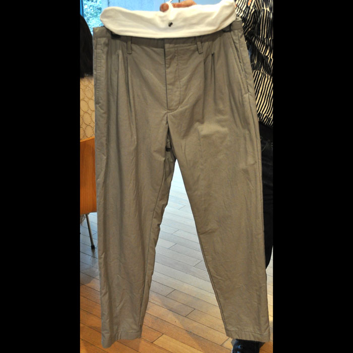 ミナペルホネン stucco メンズパンツ gray | Lin total fashion place blog
