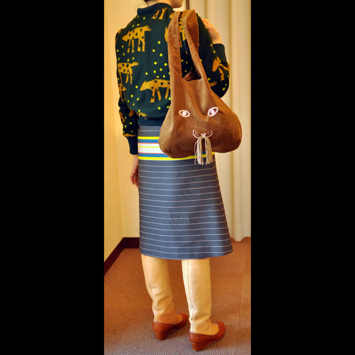 【レア】ミナペルホネン カーフレザー usa bag 大 brown レア】ミナペルホネン カーフレザー usa bag 大 brown