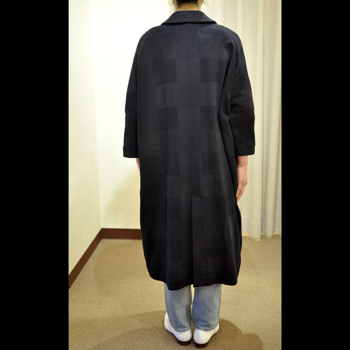 ミナペルホネン織生地saltpanコート36 mina perhonen