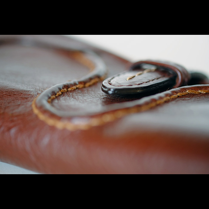 Chausser (ショセ) バケッタレザー長財布 D.Brown