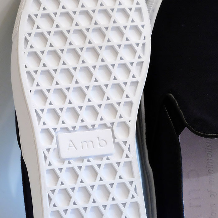 Amb(アンバサダーズ)レディーススリッポンベルベットNAVY