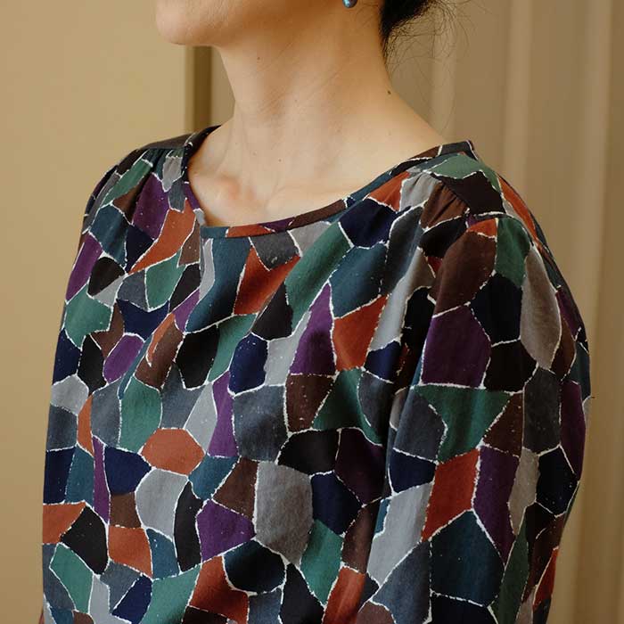 ミナペルホネンpiazzaワンピース dark mix | Lin total fashion place blog