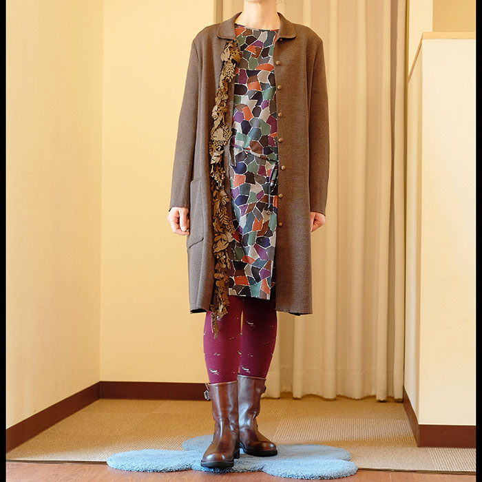 ミナペルホネン チューリップ 蝶々刺繍 ロングワンピース - メルカリ