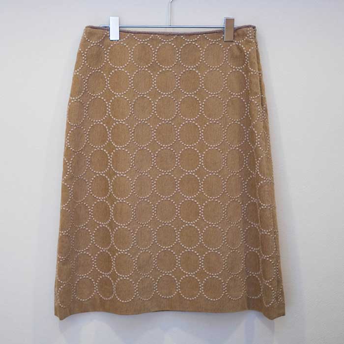 ミナペルホネン tambourine 台形スカート beige | Lin total fashion