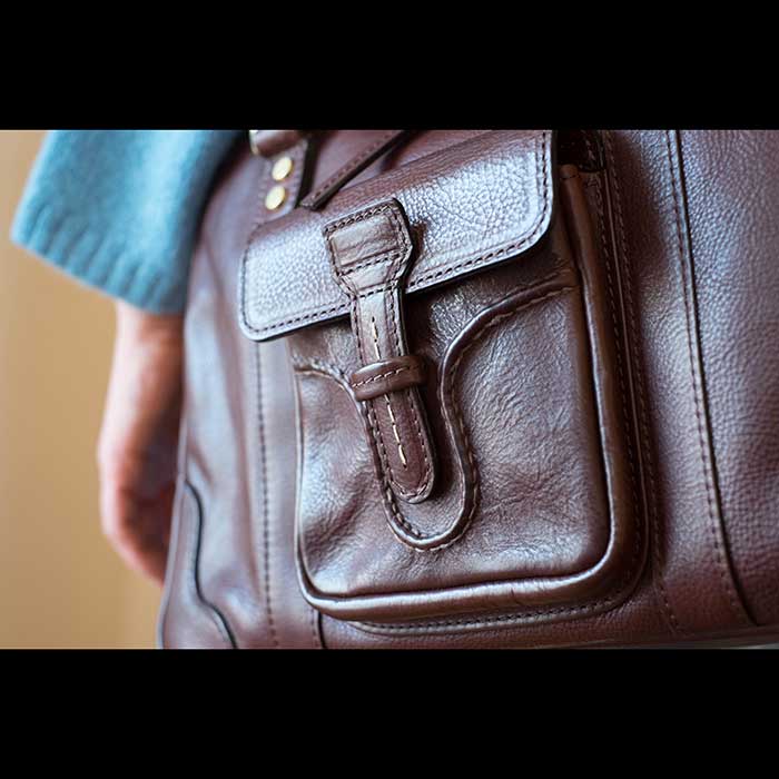 Chausser(ショセ)C645/ミニボストンD.BROWN | Lin total fashion place 