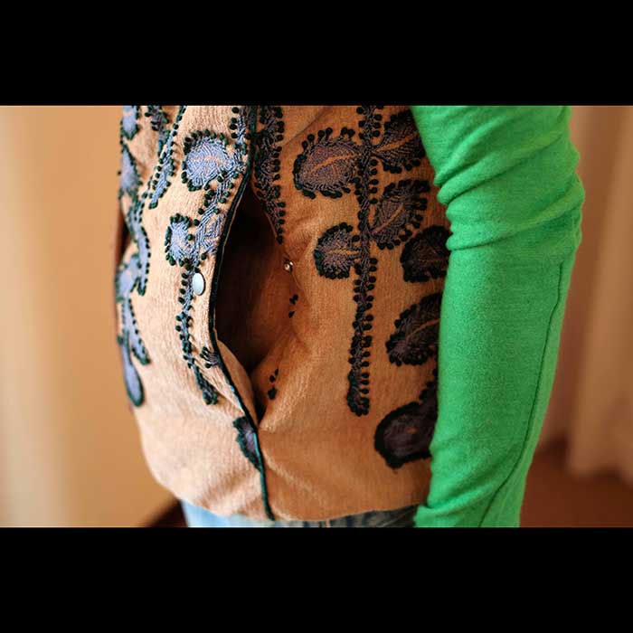 ナペルホネン frost garden ダウンベストbeige | Lin total fashion