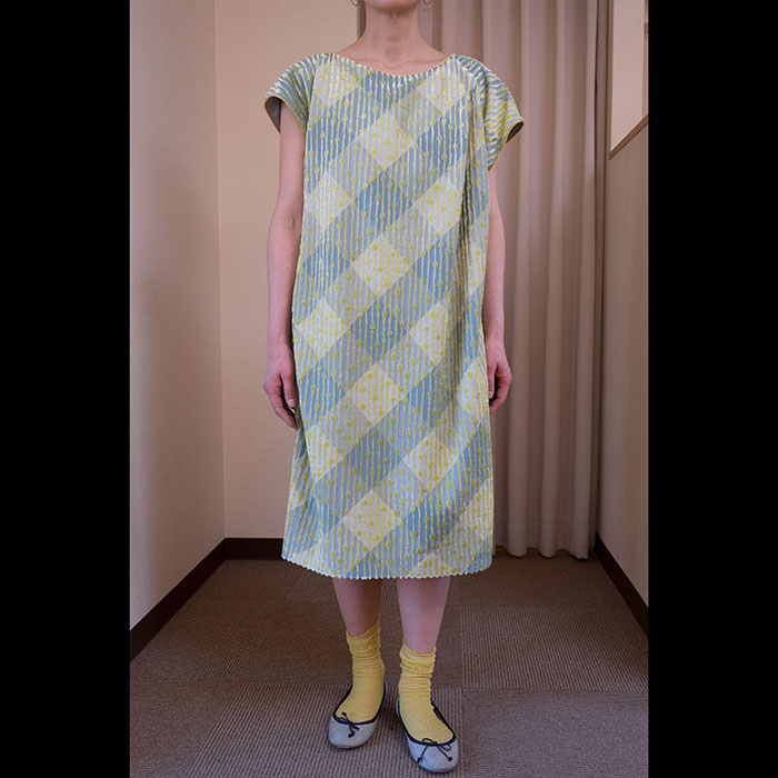 ミナペルホネン sunny yarn ワンピース yellow | Lin total fashion