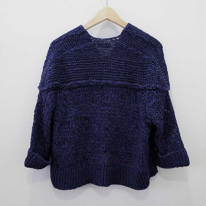 ミナペルホネン linnut カーディガン navy | Lin total fashion