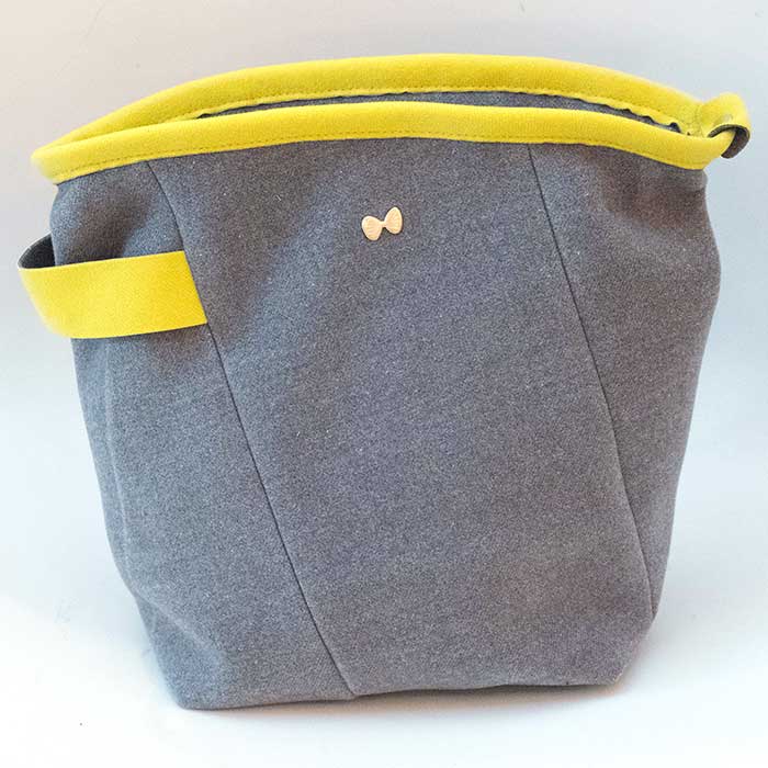 ߥʥڥۥͥ tilt pouch-dop- gray