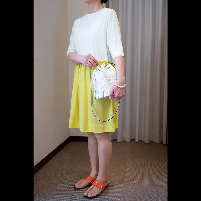 J&M DAVIDSON MIDTOWN DRESS(ジェイアンドエムデヴィッドソン)ジャージィワンピース # ICE / LEMONADE