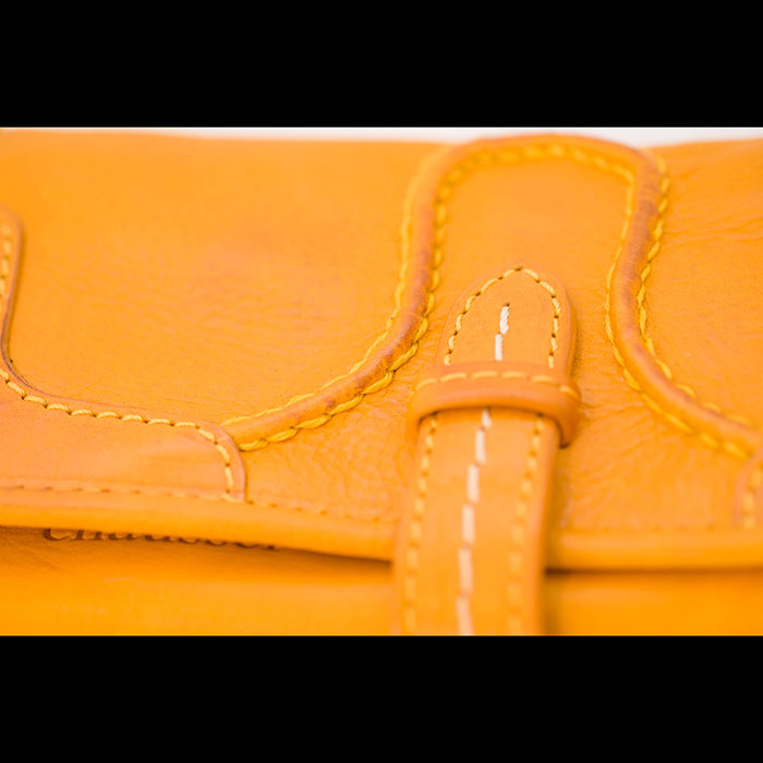 chausser / ショセバケッタレザー長財布 mustard