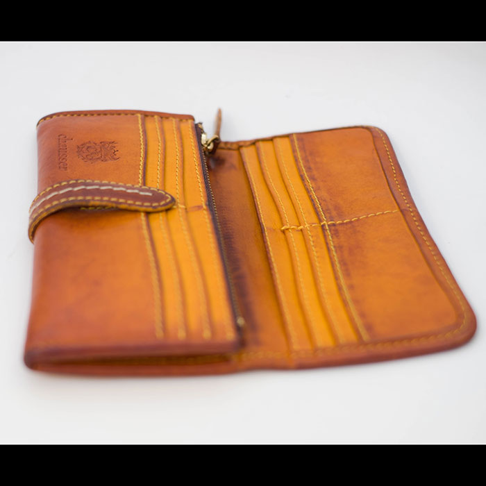 chausser / ショセバケッタレザー長財布 mustard
