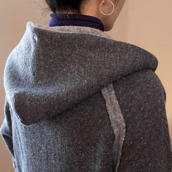 ミナペルホネンwild sheep パーカー gray | Lin total fashion place blog