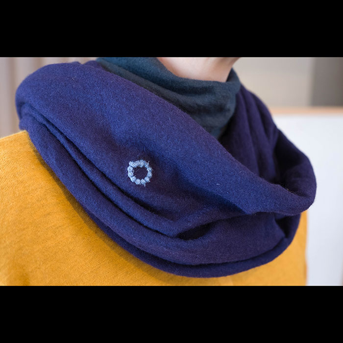 ミナペルホネン　アンゴラ　cozy 大　スヌード　グレー ミナペルホネン cozy アンゴラスヌード（小）navy | Lin total