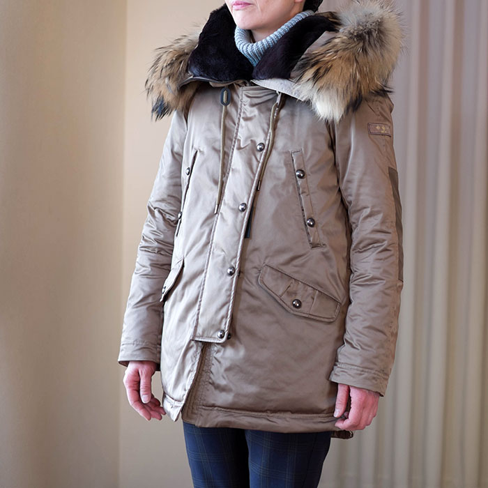 TATRAS(タトラス)CUSNA RラインN-3B型ファー付ミリタリーダウンジャケット（LTA16A4478）BEIGE | Lin total  fashion place blog