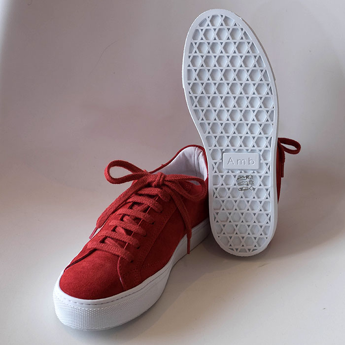 Amb(エーエムビー・アンバサダーズ)レディース Low Cutスニーカーcroute red / 9838 L