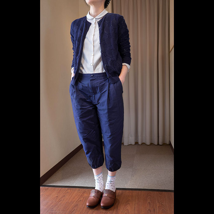 ミナペルホネン　クロップドパンツ harbor クロップドパンツ - minä perhonen