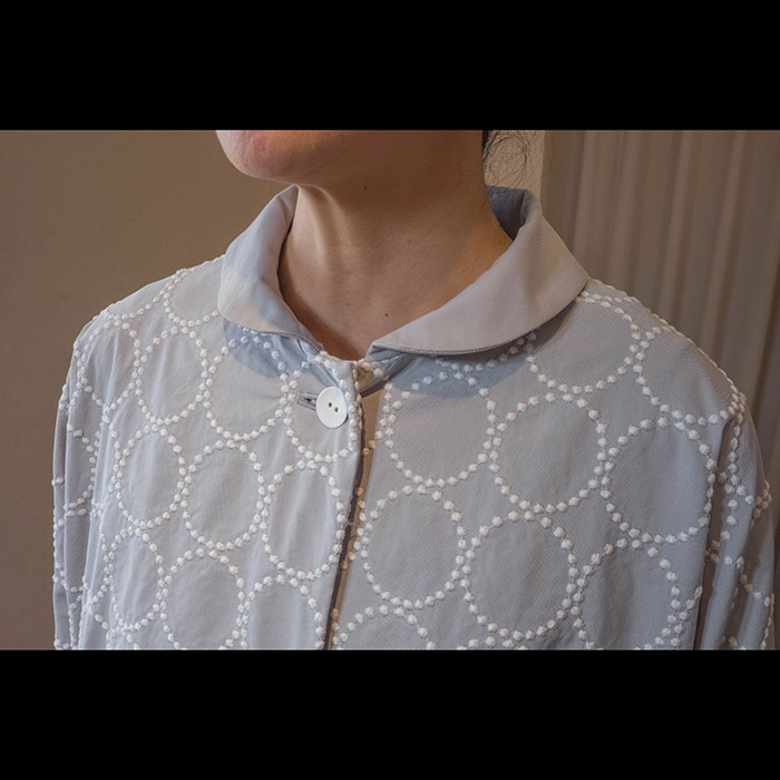 ミナペルホネン tambourine ポリエステルコートlight gray | Lin ミナペルホネン tambourine ポリエステルコートlight gray | Lin