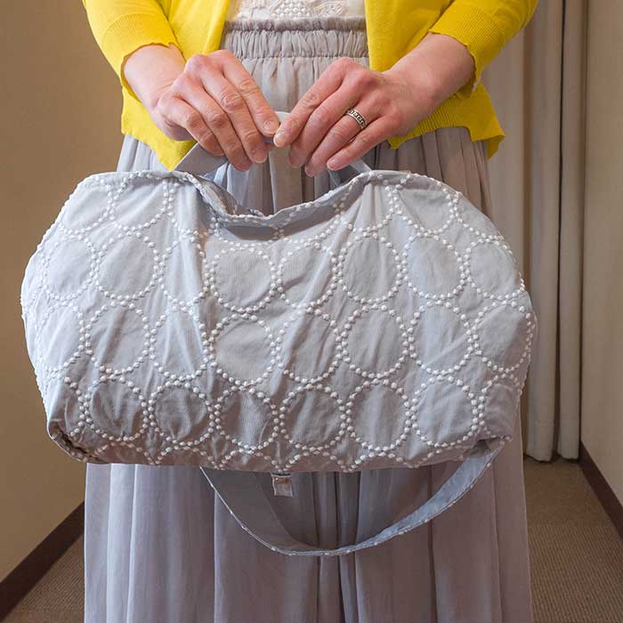 ミナペルホネンtambourineボディバッグ（S）light gray | Lin total