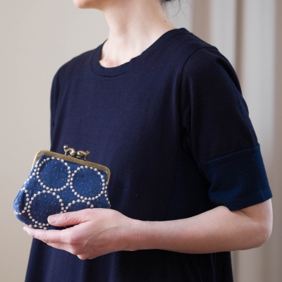 ミナペルホネンcuddle purse-tambourine-がま口財布dark green | Lin total fashion place  blog