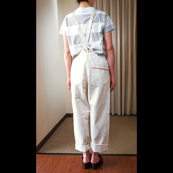 ippei takei（イッペイタケイ）サロペット（1612-307）off white | Lin 