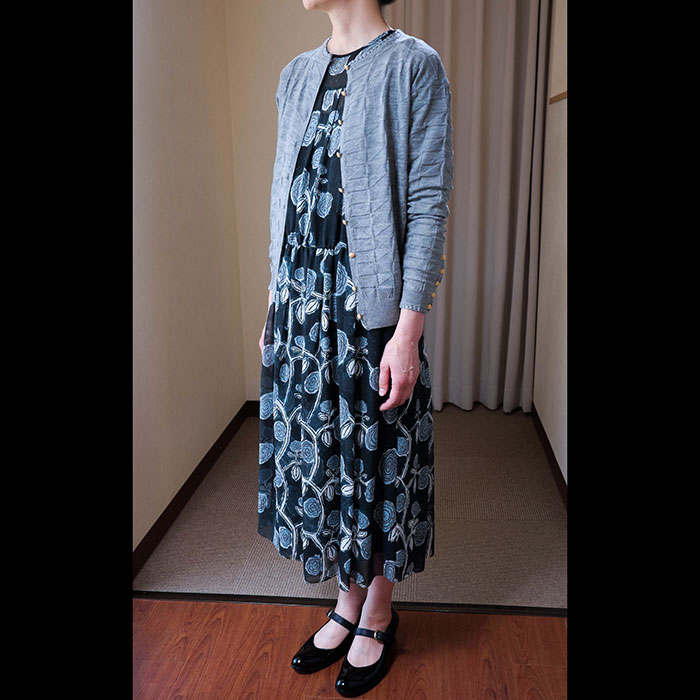 ミナペルホネン botany カーディガン gray（16AW UA8013 GY） | Lin