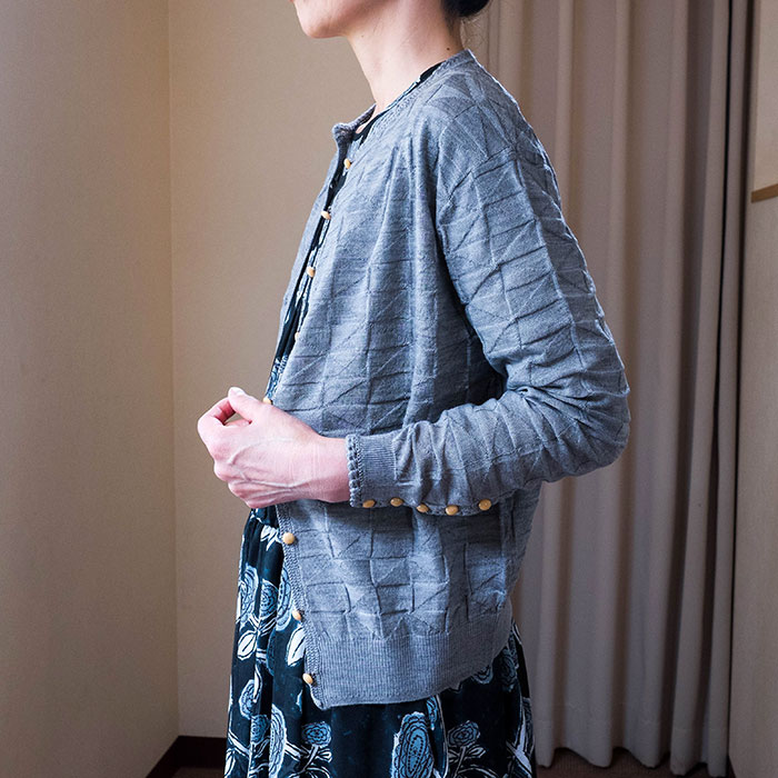 ミナペルホネン botany カーディガン gray（16AW UA8013 GY） | Lin