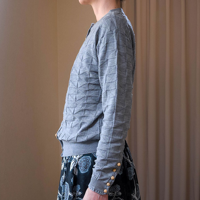 ミナペルホネン botany カーディガン gray（16AW UA8013 GY） | Lin