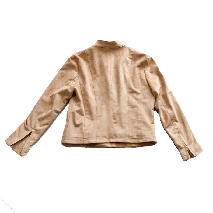 ara・ara [アラアラ] 2016AWフェイクレザーライダースジャケットbeige