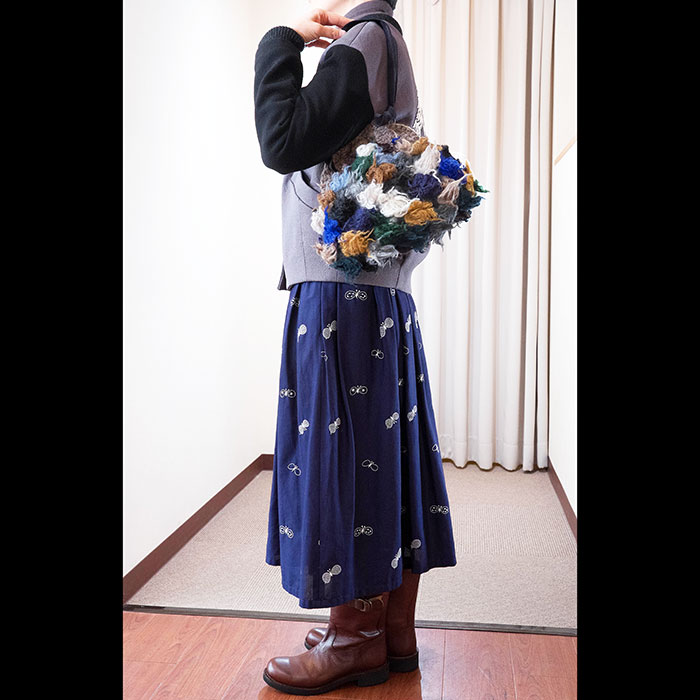 ミナペルホネン　pot-au-feu ポトフ　ベスト ミナペルホネン×ヒトミシノヤマ pot-au-feu bag/ポトフバッグ