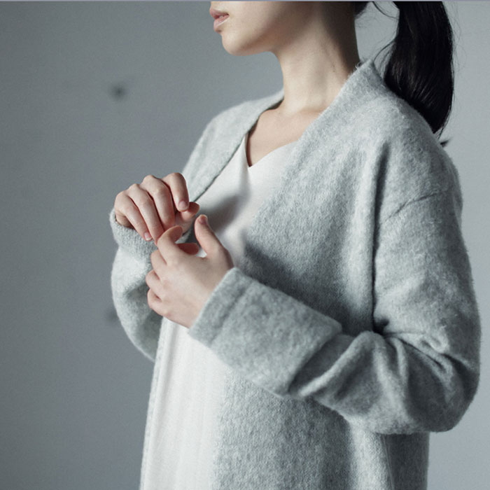 si-m [スィーム] ロングカーディガン #gray | Lin total fashion place