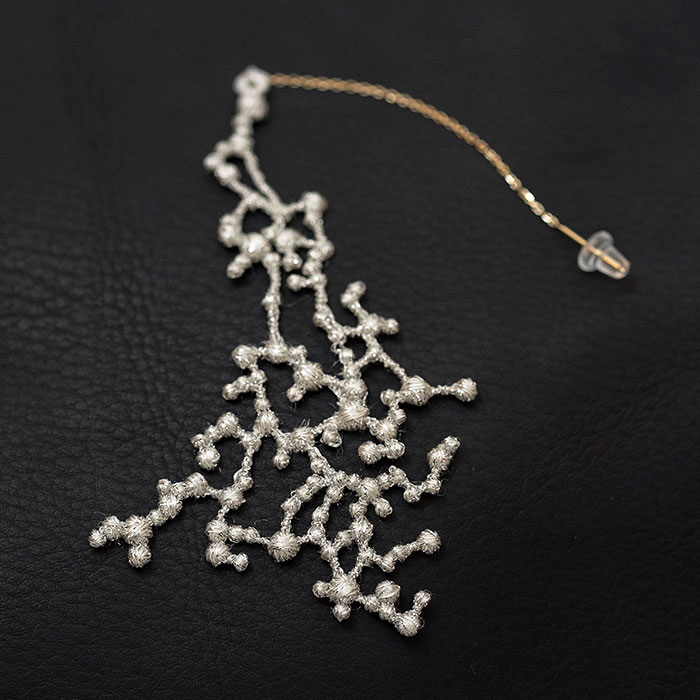 ミナペルホネンsenko-hanabi 片耳ピアスシルバー | Lin total fashion