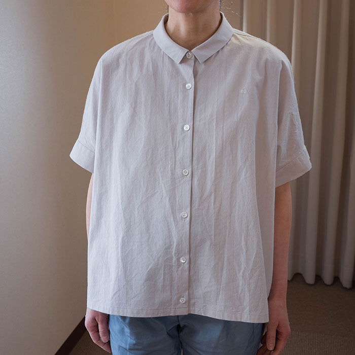 ミナペルホネンmina perhonen matinee ワイドブラウス