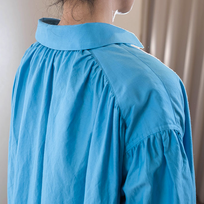 ミナペルホネンsky birdシャツワンピースlight blue | Lin total