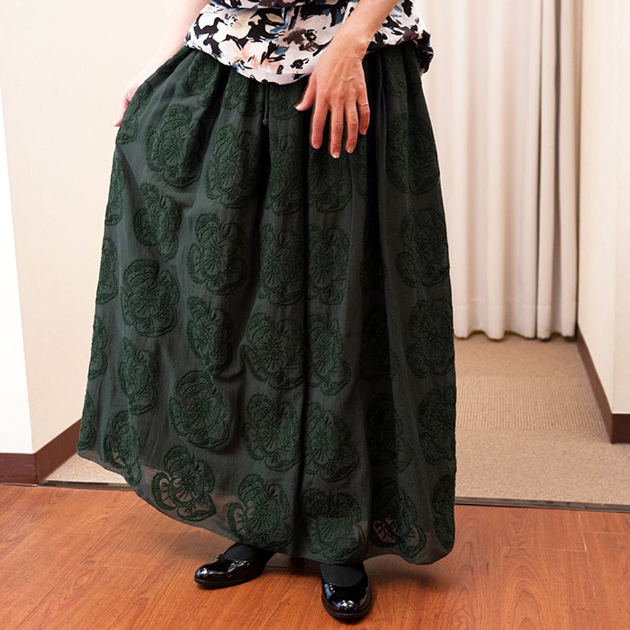 ミナペルホネン スカート hope ミナペルホネン hope スカート green | Lin total fashion place blog