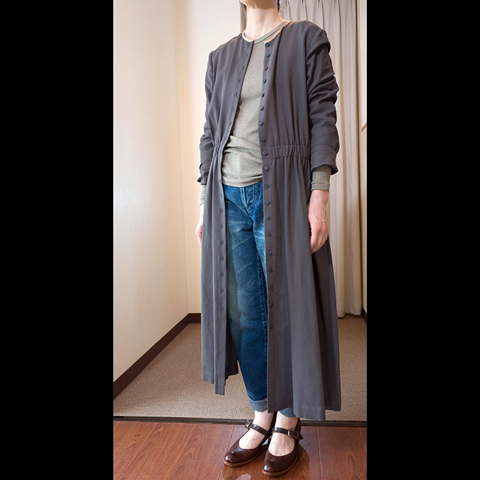 ミナペルホネン memorable ワンピース#charcoal | Lin total fashion