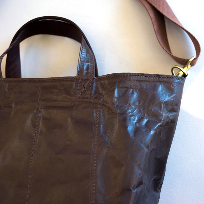 chausser レザートートバッグ　MUKAVA ホースレザー Chausser（ショセ）ホースレザートートバッグ D.brown | Lin total