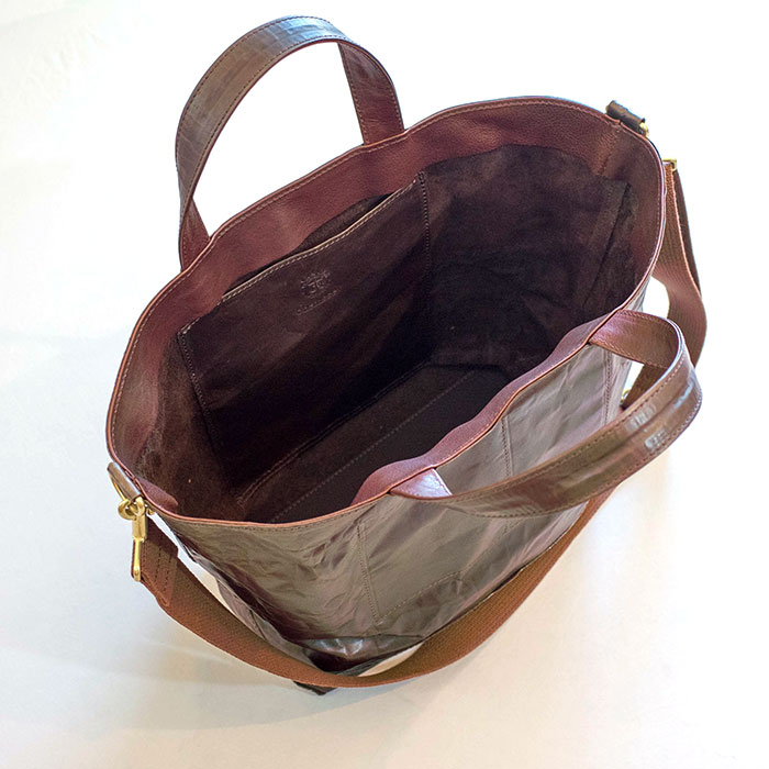 chausser レザートートバッグ　MUKAVA ホースレザー Chausser（ショセ）ホースレザートートバッグ D.brown | Lin total