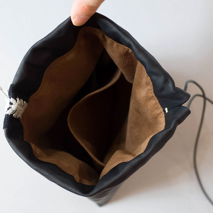 ミナペルホネン　forest parade レザーバッグ ミナペルホネン marron bag -forest parade- - ミナペルホネン