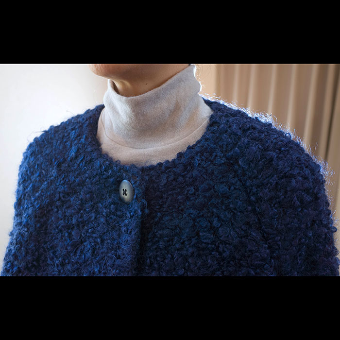 ミナペルホネン sweet sheep コート ＃navy（VA 6552 NV） | Lin total