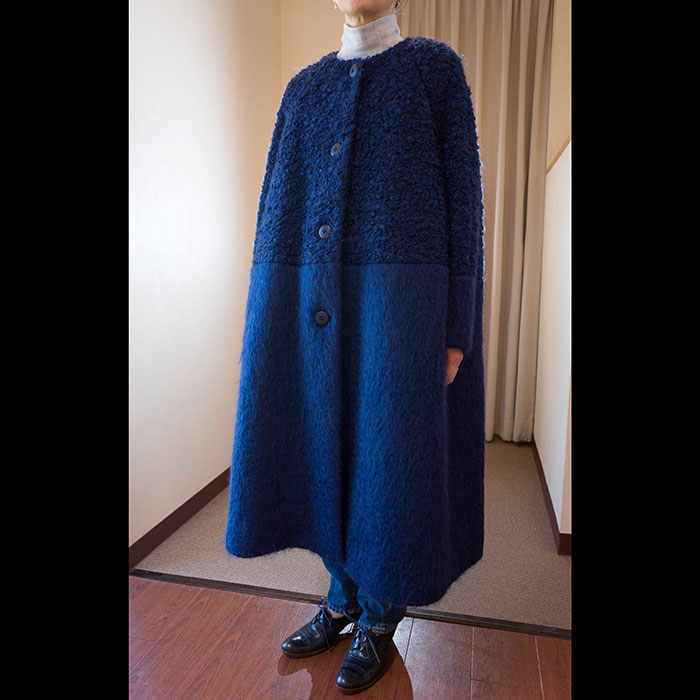 ミナペルホネン sweet sheep コート ＃navy（VA 6552 NV） | Lin total